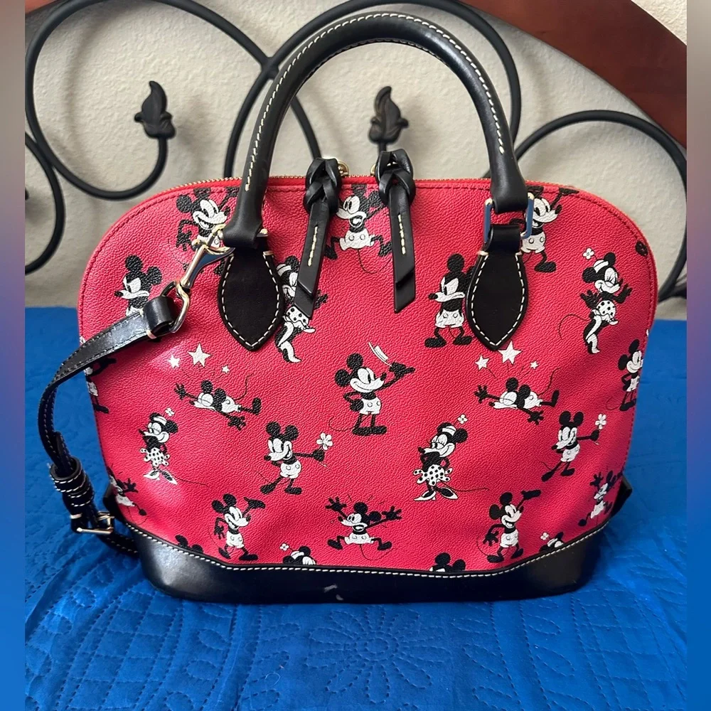 Dooney & Bourke Red Mickey Mouse Satchel DISNEY RETIRED - Picture 2 of 5